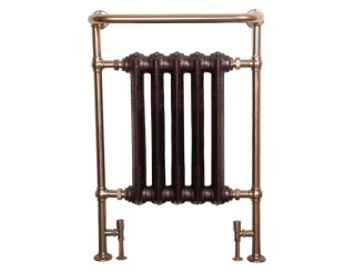 Wilsford Heated Towel Rail Brushed Brass